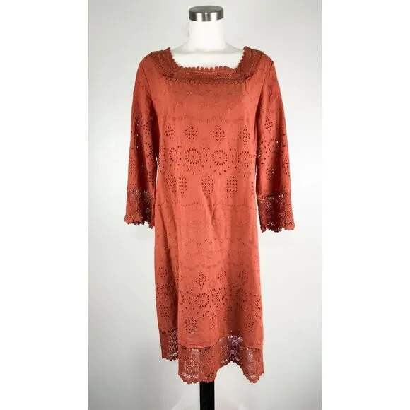 Sundance | Dresses | Sundance Womens Sz Large Ellison Burnt Orange Embroidered Eyelet Shift Dress | Poshmark Sundance | Dresses | Sundance Womens Sz Large Ellison Burnt Orange Embroidered Eyelet Shift Dress | Poshmark